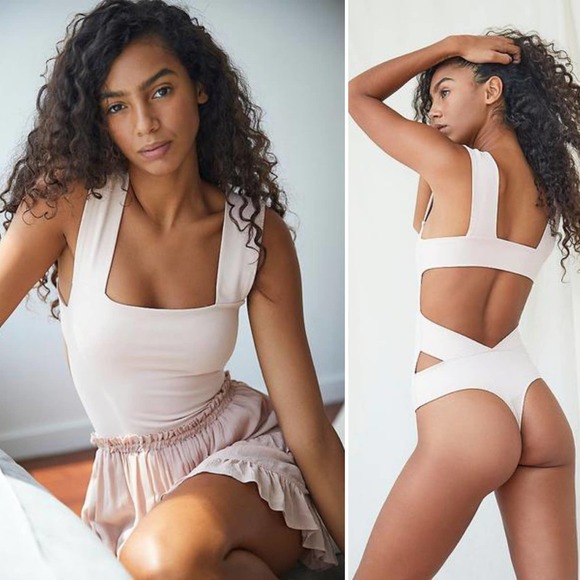 Free People Tops - SOLD! FREE PEOPLE Oh She's Strappy Bodysuit NWT